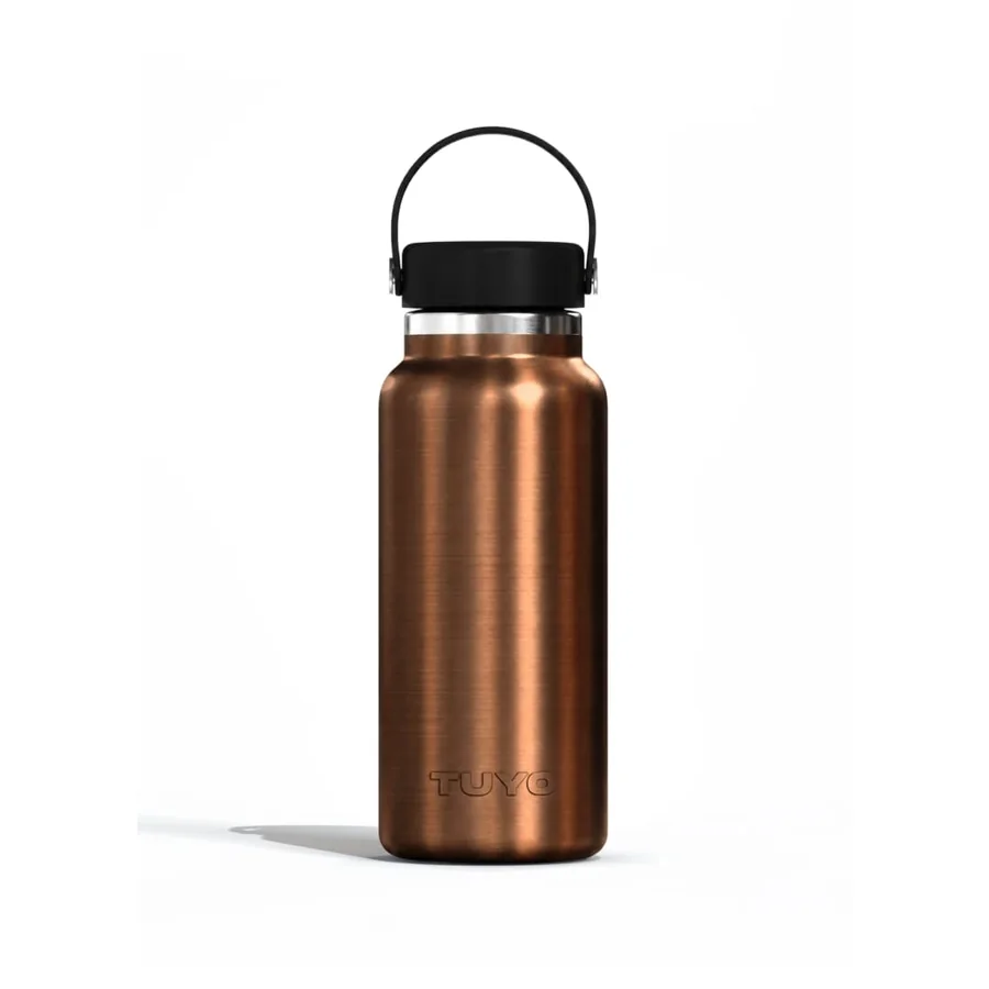 Garrafa Metallic Brown