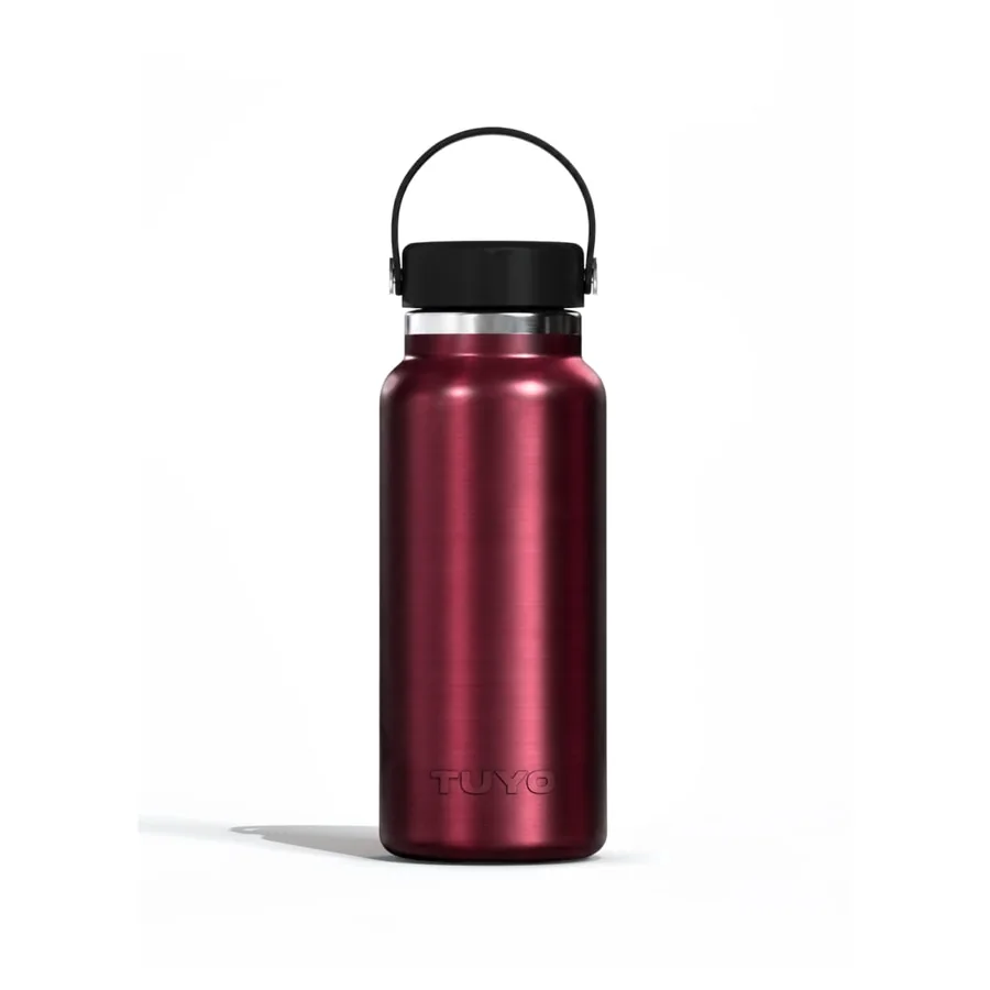 Garrafa Metallic Burgundy