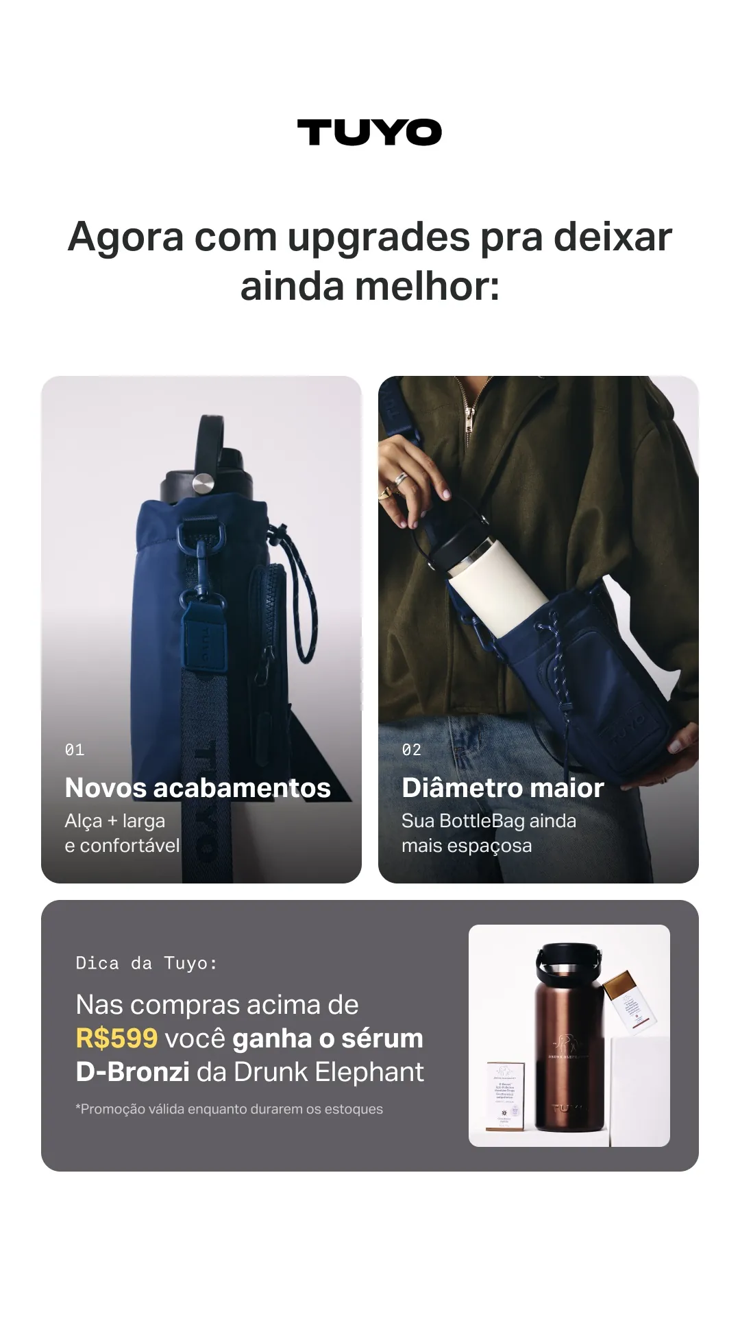 Story upgrades BottleBag